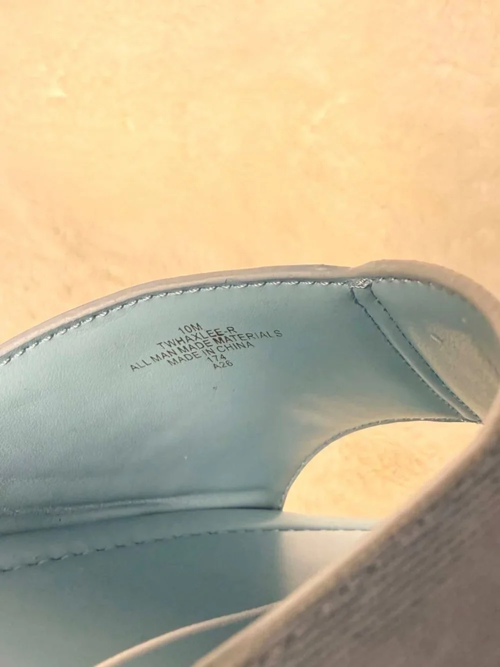 Tommy Hilfiger Light Blue Platform Espadrille Slides